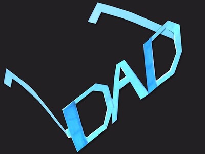 Fathers Day Craft | Make Dad Goggles.Shades | Simple DIY