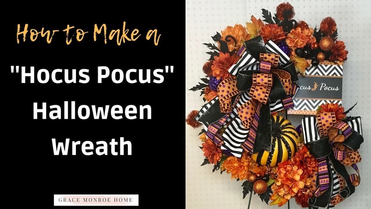 Halloween Grapevine Wreath