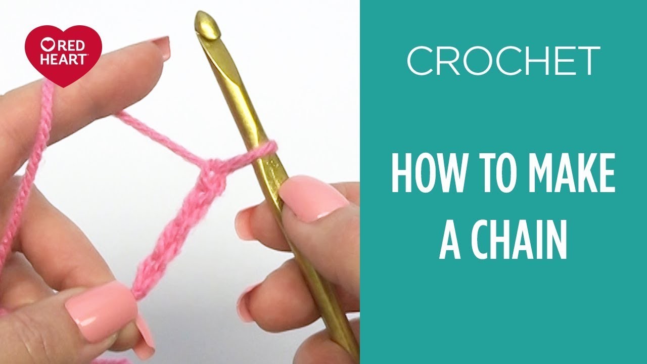 How to Make a Crochet Chain Stitch - Beginner Crochet Teach Video #3
