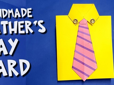How to make Easy Father's Day Special Card, DIY - Paper craft T-shirt card