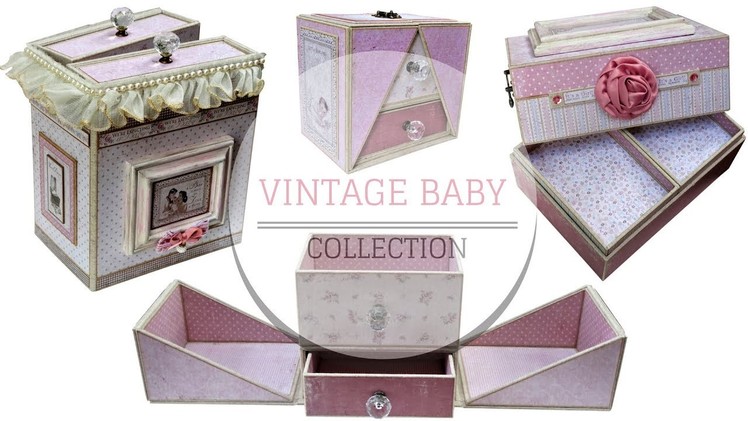 SCRAPBOOK - DIY TUTORIAL: Vintage Baby Collection.Maja Design, Vintage Baby