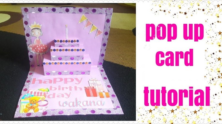Tutorial | pop up card | happy birthday wakana muramatsu | easy diy |