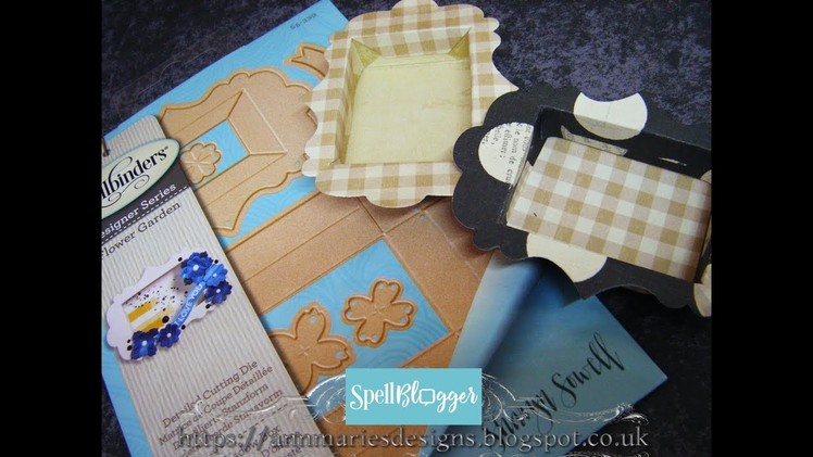 53. Spellbinders Dies: How to make a Tiny Shadow Box