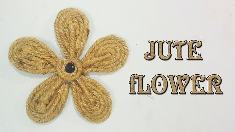 Beautiful Jute Flower | How to make Jute Flower || Creative Idea #22.
