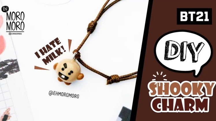 BTS BT21 Shooky Charms Polymer Clay Tutorial