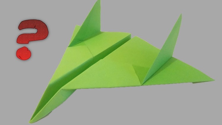 Cool Paper Plane || How To Make Origami Plane