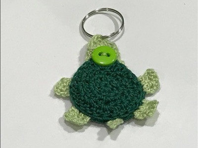 Crochet Turtle Quarter Keeper