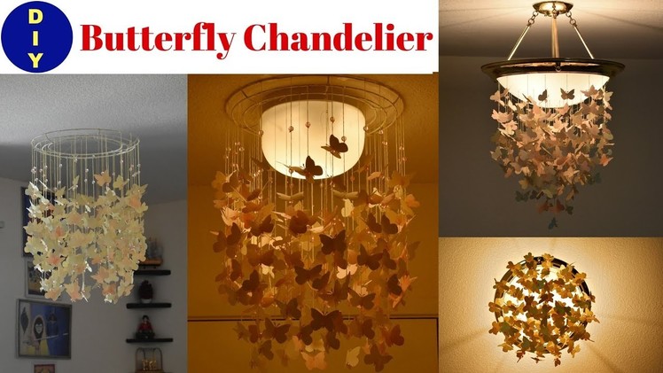 DIY Butterfly Chandelier | Wall Hanging | Home Decor