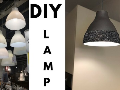 DIY CHANDELIER-ESQUE LAMP