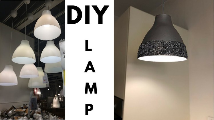 DIY CHANDELIER-ESQUE LAMP