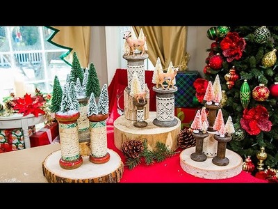DIY Christmas Spool Trees - Home & Family