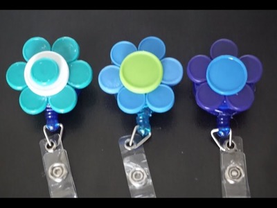 DIY: Flower-Shaped Badge Reel || Quick and Easy || Nurse