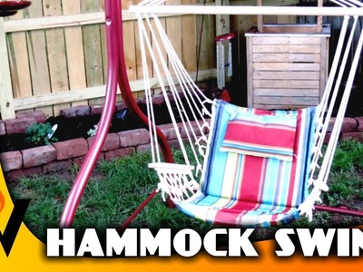 DIY Hammock Chair from Old Swing Frame