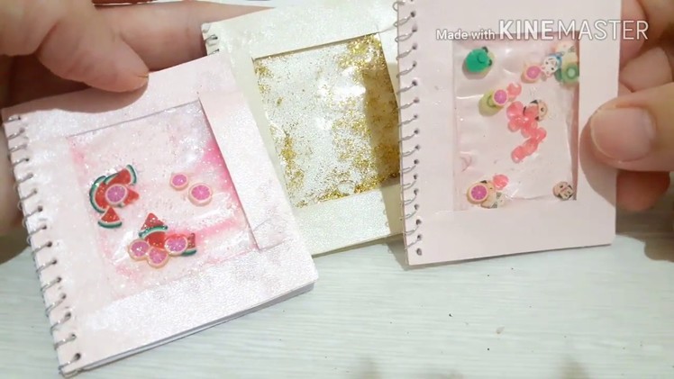 DIY miniature liquid notebook