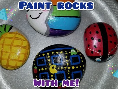 DIY Painted Rocks. Hidden Rock Game