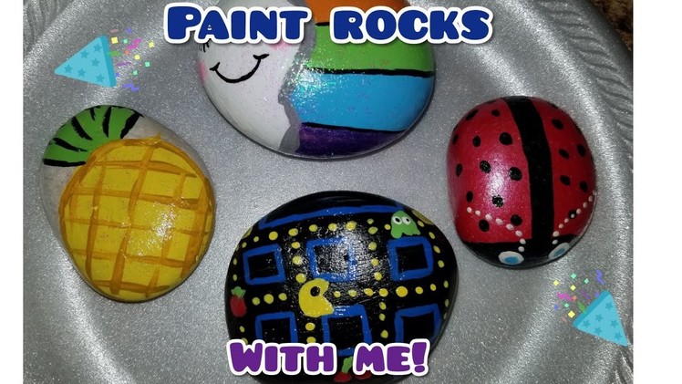 DIY Painted Rocks. Hidden Rock Game
