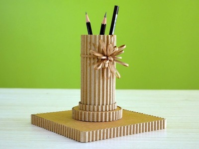 DIY Pen Stand from Cardboard | How to Make