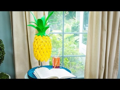 DIY Pineapple Lampshade - Home & Family