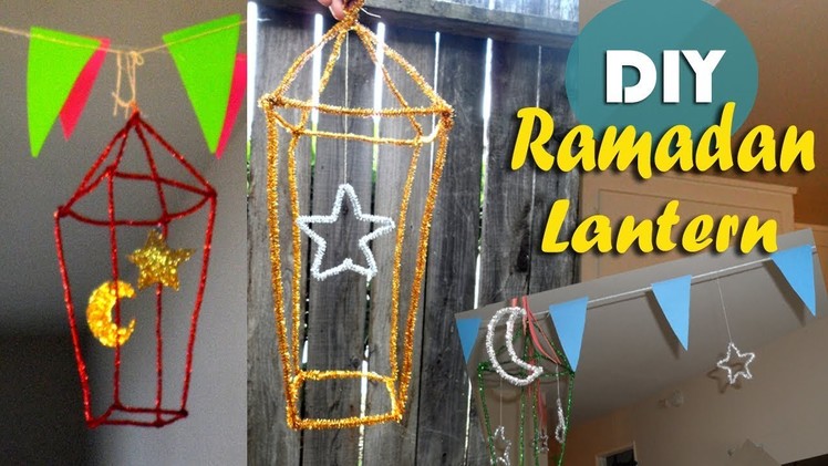 DIY | Ramadan lantern Dollar Store Decoration اصنع بنفسك فانوس زينة رمضان