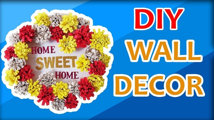 DIY Wall Hanging || Home Decor || Home Sweet Home Sign || The Blue Sea Art