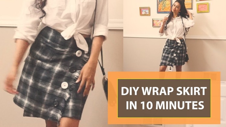 Easy DIY wrap skirt | Akanksha