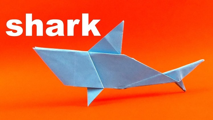 Easy Origami Shark - Origami Easy Tutorial. How to make an origami Shark