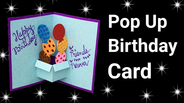 Easy Pop Up Birthday Card for Beginners | Pop Up Birthday Card |