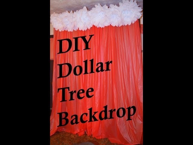 - Easy Quick Dollar Tree Back Drop $5 DIY Paper Flower Backdrop