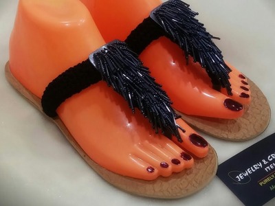 Handmade Crochet Adult Chappal Step By Step Tutorial