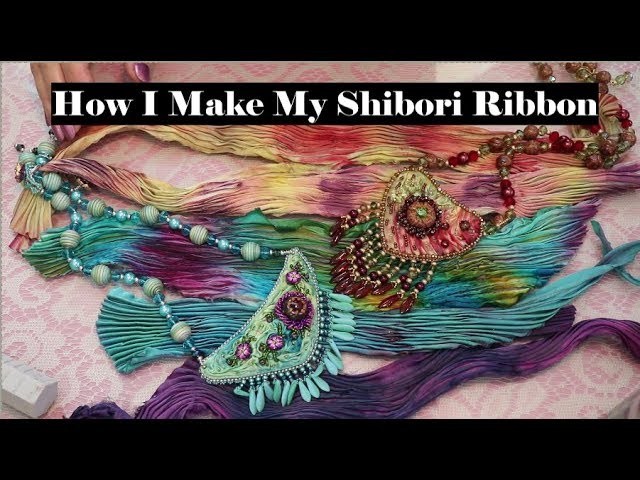 How I Make My Shibori Ribbon