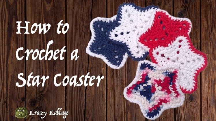 How to Crochet a Star Coaster