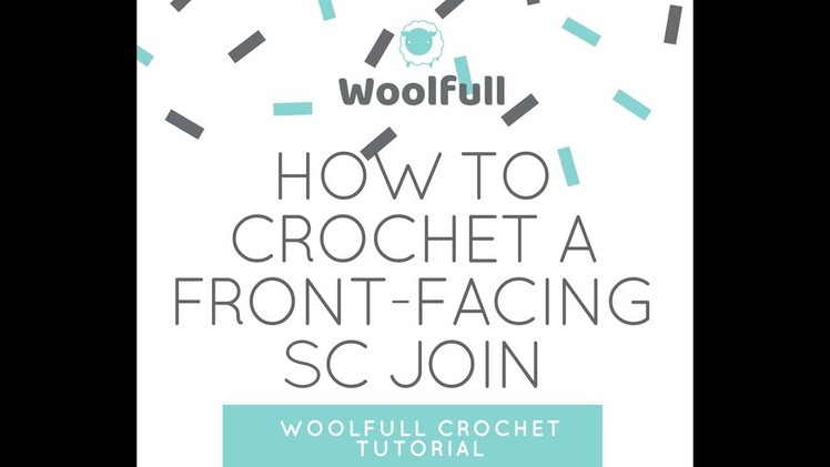 How to crochet squares together with a front-facing single crochet