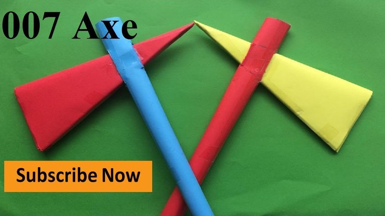 How to Make a Paper Axe