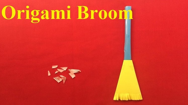 How to make a paper broom