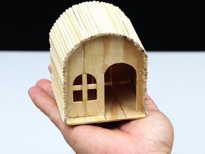 How to Make a Small House From Popsicle Stick
