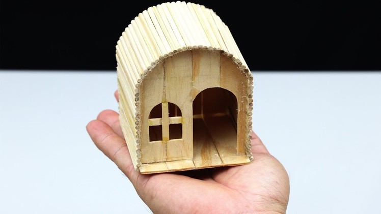 How to Make a Small House From Popsicle Stick