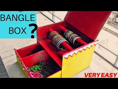 How to Make Bangle Box From Waste Material | Easy Diy