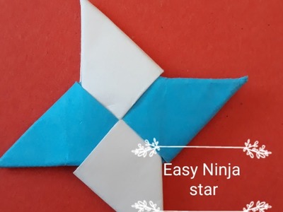 How to make Paper Ninja Star? (Origami-Shuriken)