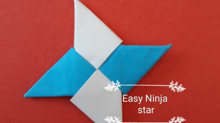 How to make Paper Ninja Star? (Origami-Shuriken)