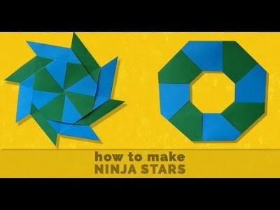 How To Make Paper Transforming Ninja Star - Origami