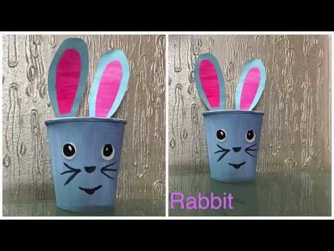 How to make Rabbit from Thermocol glass