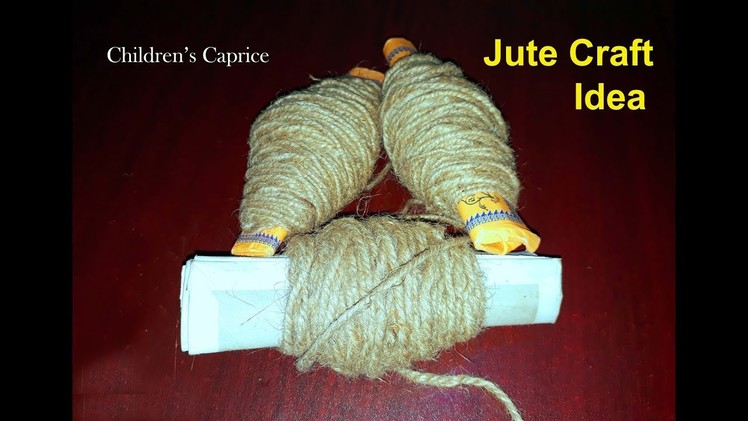 How To Make Rug, Carpet, Table Mat & Door Mat Using Jute | Jute Craft Idea
