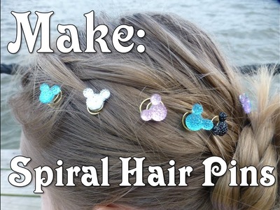 How to Make Spiral Hair Pins