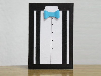 How to make suit tuxedo card - DIY cards for dads birthday
