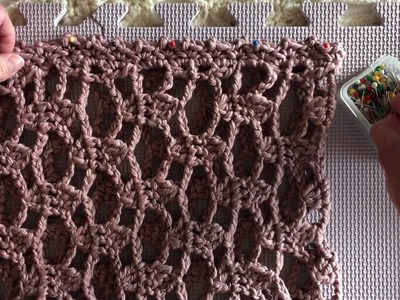 How to Steam Block Cotton Yarn for Crochet or Knit
