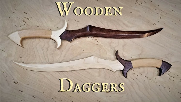 Make a Wooden Dagger or Two