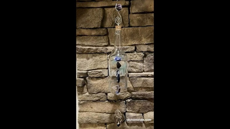 Making a Wind Chime Out of a Wine Bottle - DIY Hometalk
