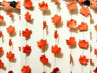 Maple leaf wall hanging| Paper wall hanging |পেপার ওয়াল হেনগিং