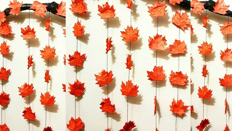 Maple leaf wall hanging| Paper wall hanging |পেপার ওয়াল হেনগিং