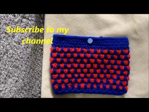 Maruti Crochet : How to crochet a Hand Purse Tamil Video tutorial